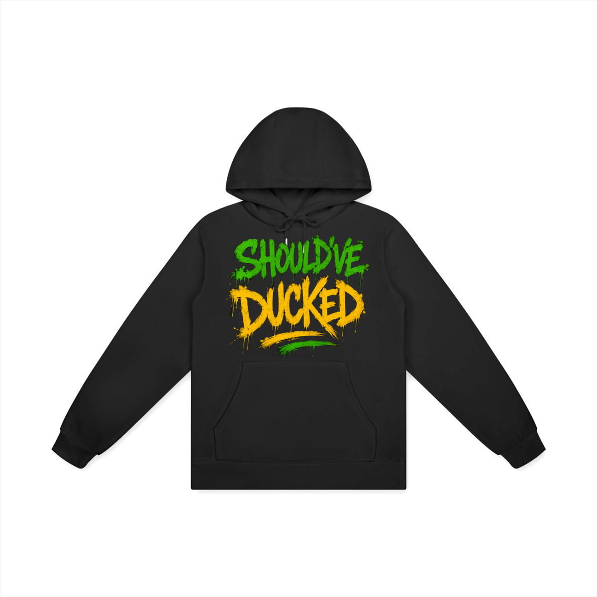 SHOULD’VE DUCKED COTTON HOODIE