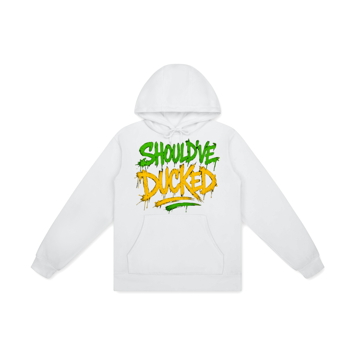 SHOULD’VE DUCKED COTTON HOODIE