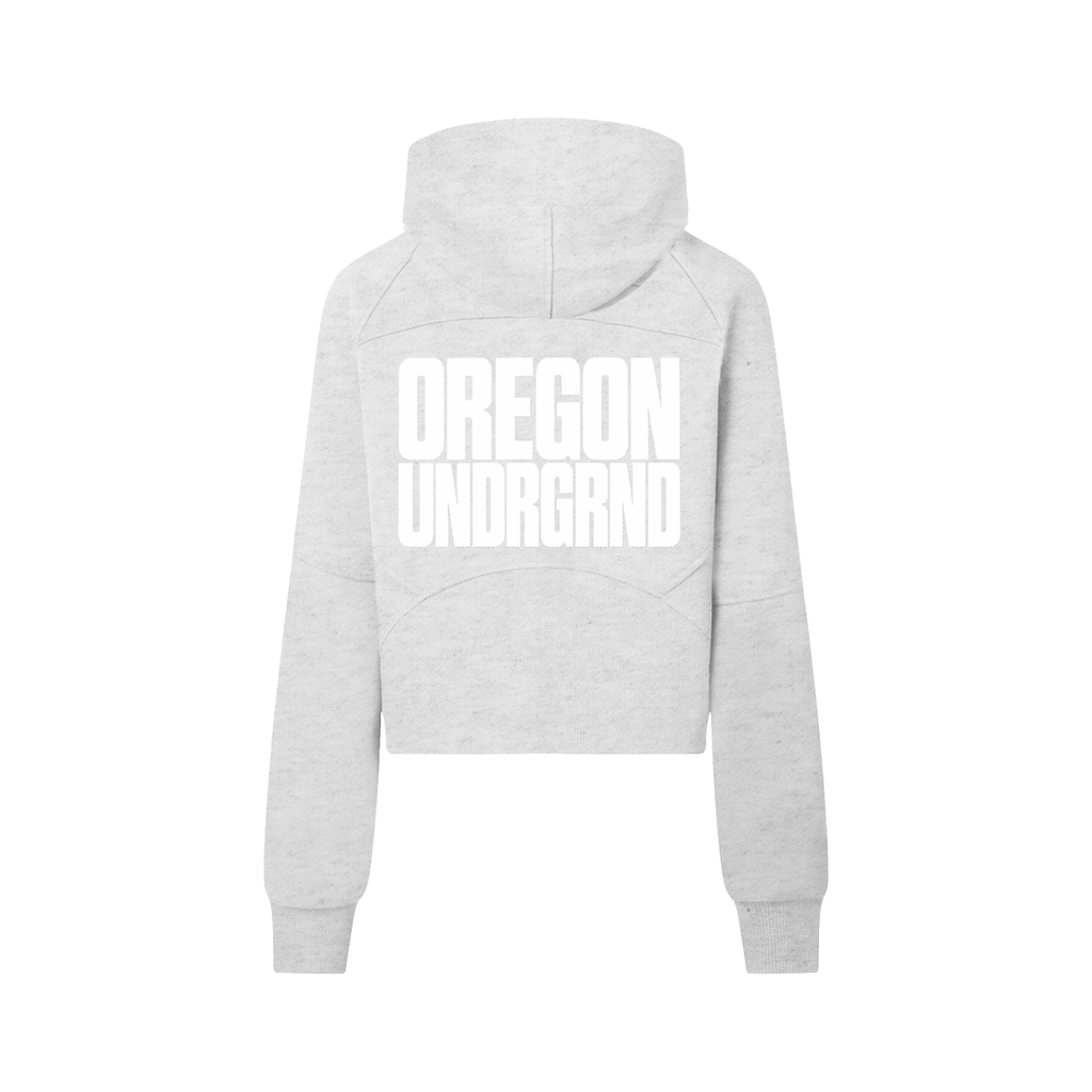 Cropped Half-Zip Hoodie
