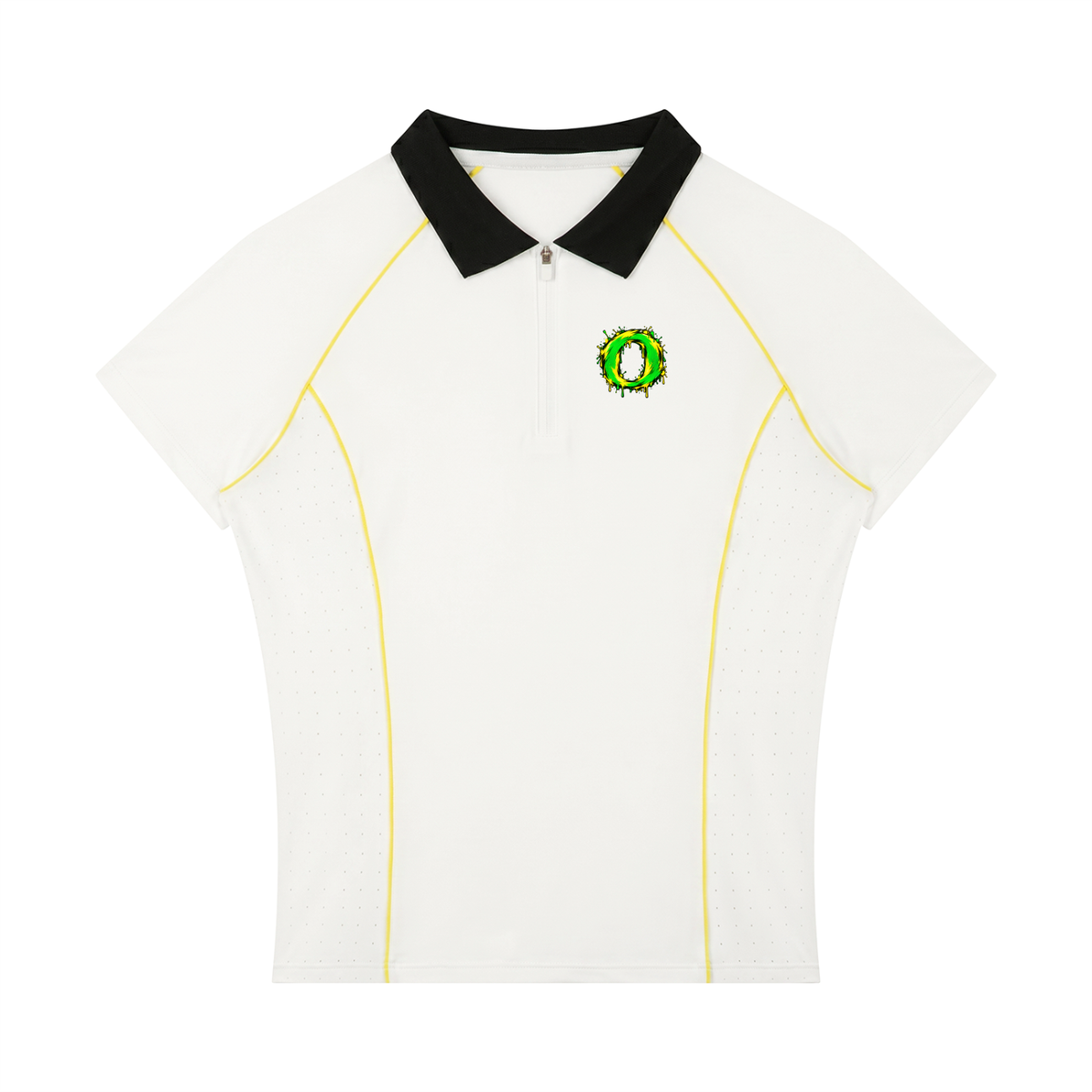 Women’s Slim Fit Quarter-Zip Polo Shirt