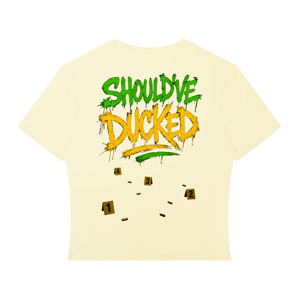 SHOULD’VE DUCKED Women’s Crop Tee