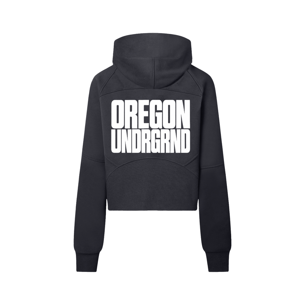 Cropped Half-Zip Hoodie