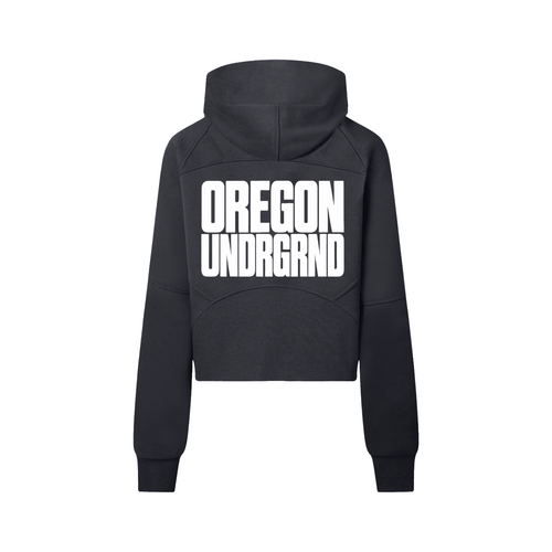 Cropped Half-Zip Hoodie