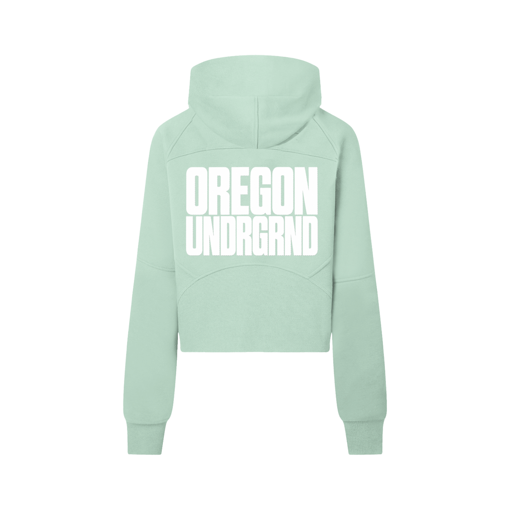 Cropped Half-Zip Hoodie